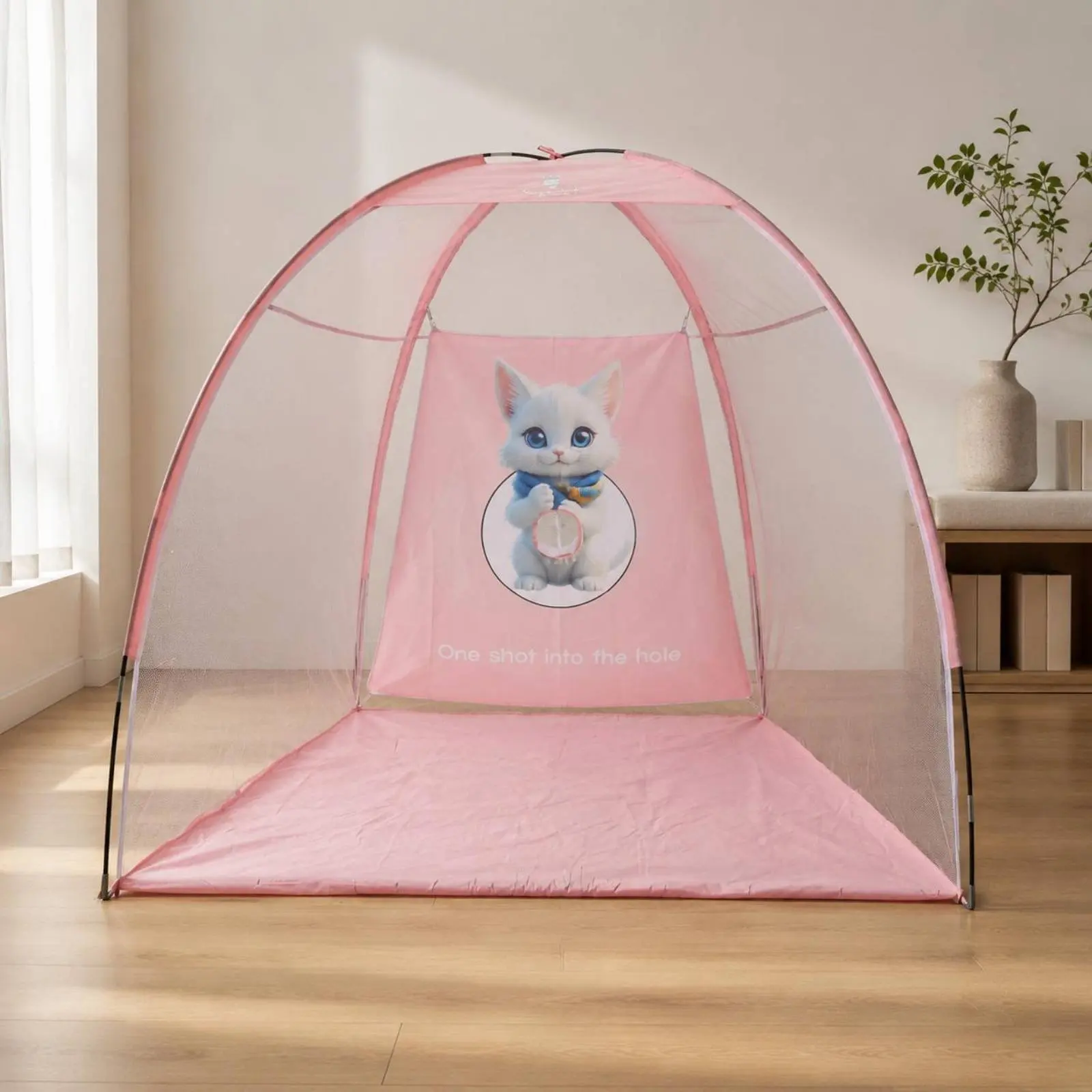 portable-golf-practice-tent-cute-wildlife-print-golf-swing-net-sports-equipment-easy-to-set-up-indoor-and-outdoor-use