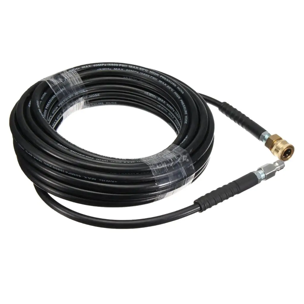 

15 Metre Water Jet Power High Pressure Washer Replacement Hose 15M 49Ft