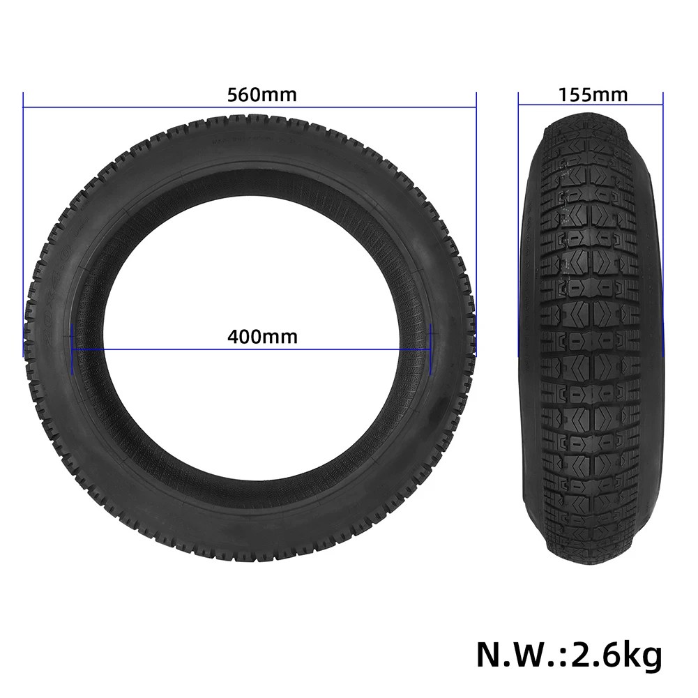 

20x4.0 Mountain Bike Tires Superior Grip Slip-Resistant Performance Fat Tire Mountain Bikes Accessories