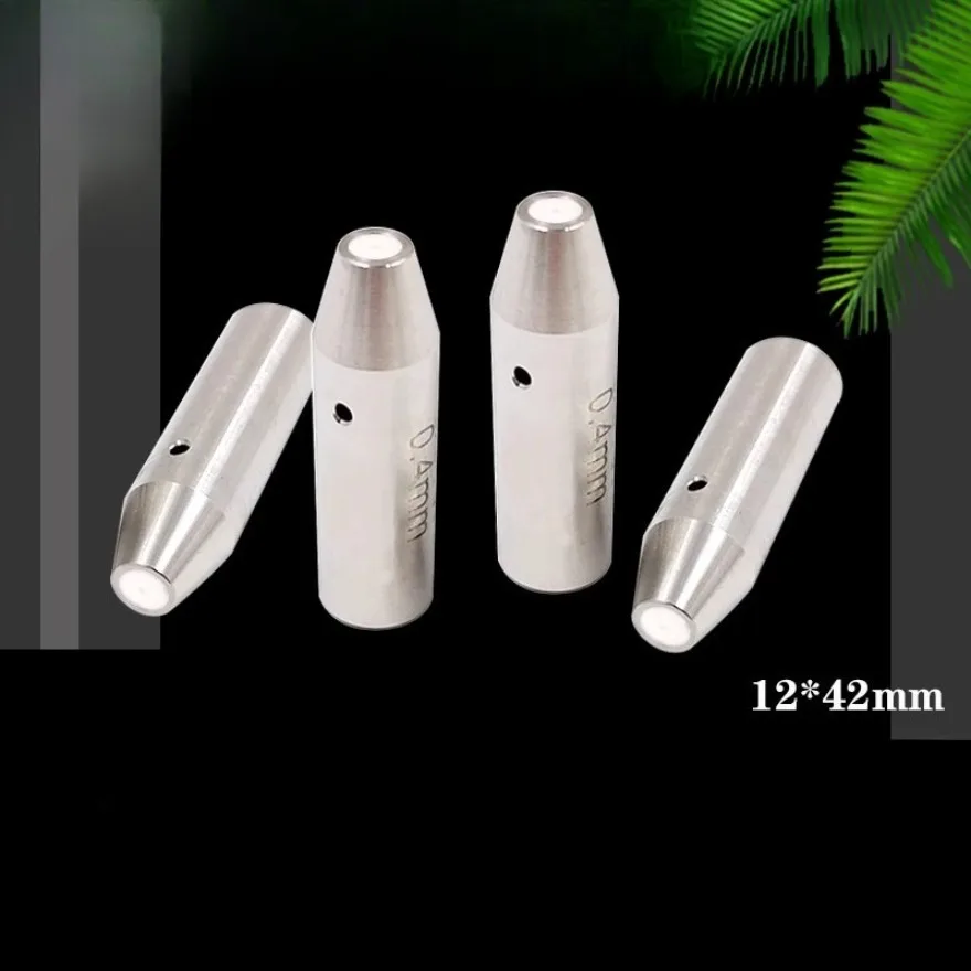 EDM Electrode Guide ,12 x42 Ceramic Guide, 0.1 -3.0mm , Drill Tube Guides, EDM Drilling Parts for EDM Small Hole Drilling