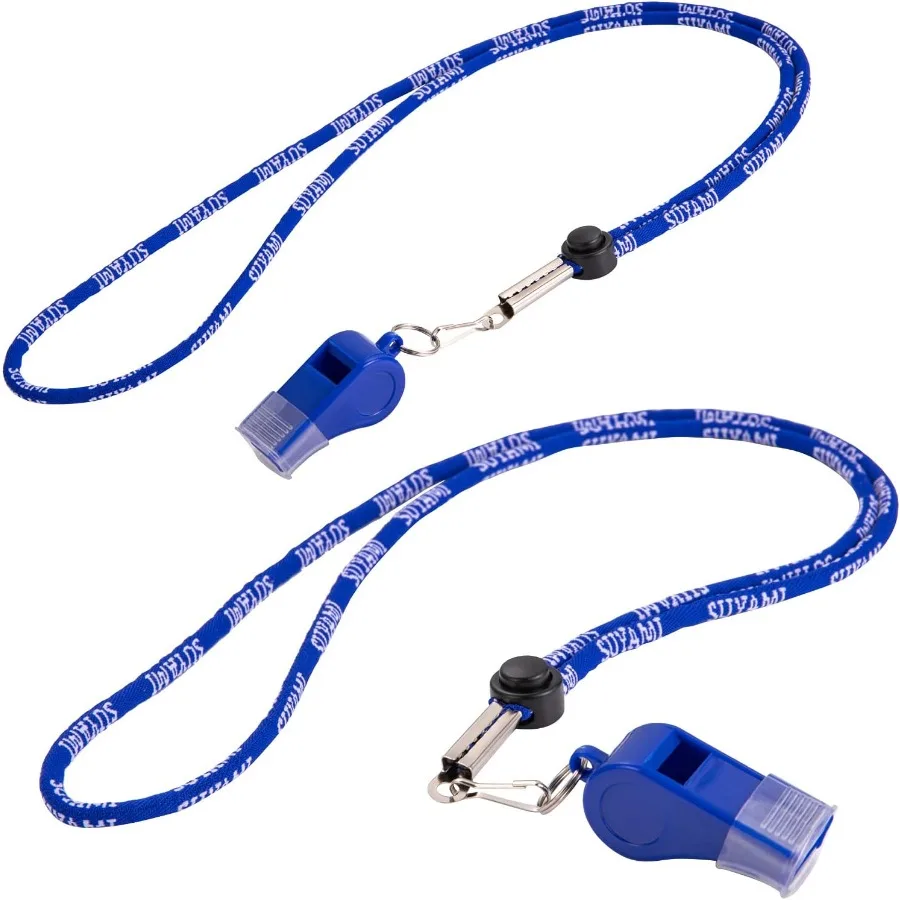 코치, 심판 및 공식 심판을 위한 끈이 달린 스포츠 호루라기