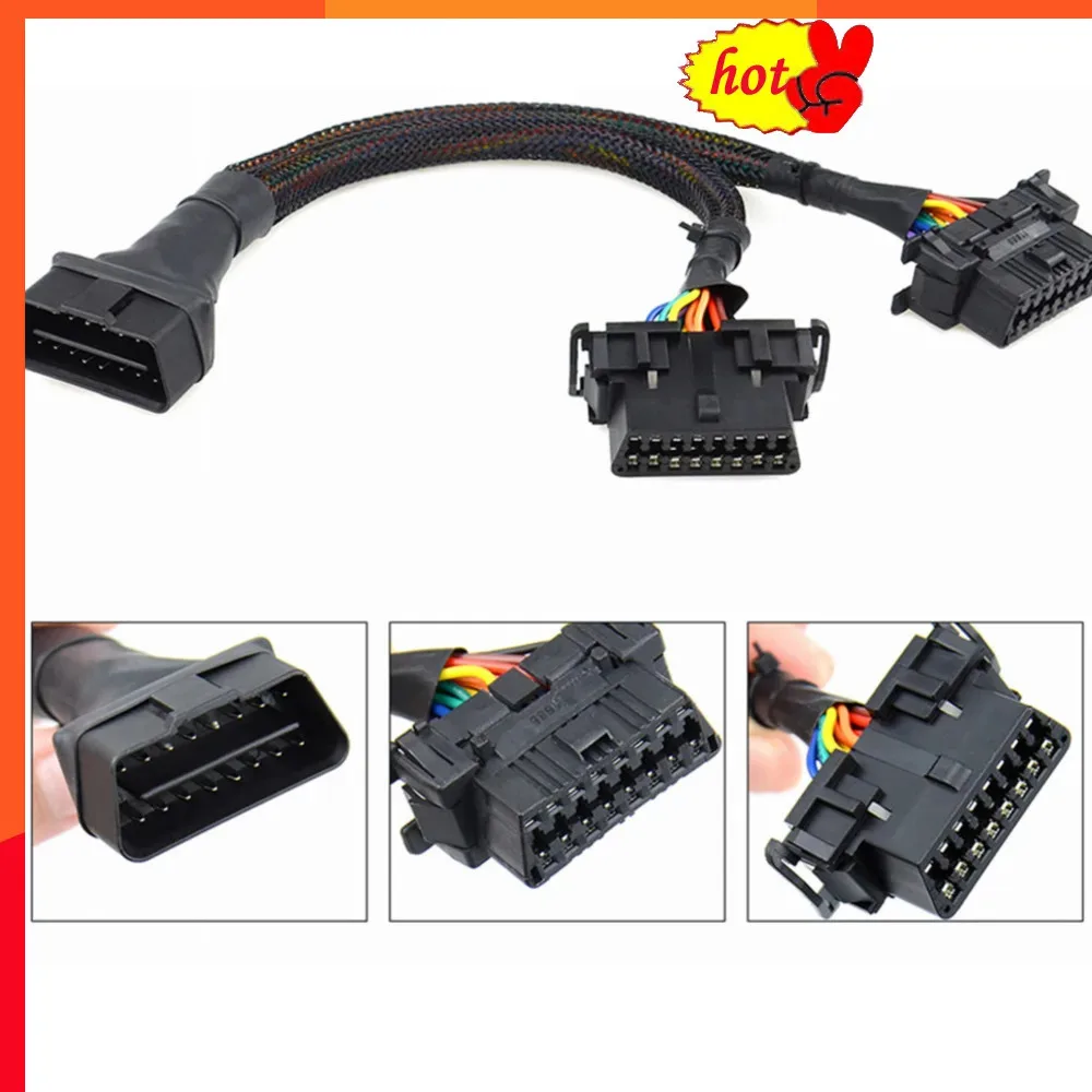 

OBD2 Extension Cable OBD 16pin male to female For ELM 327 For Auto Car Diagnostic Tool Scanner Free shipping