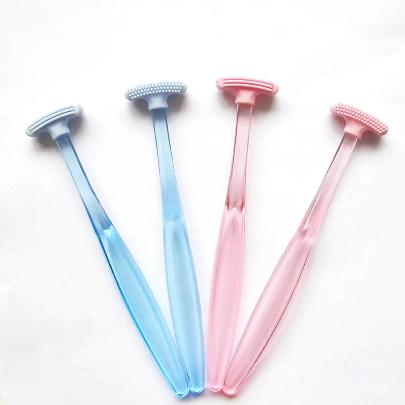 Soft Silicone Tongue Brush Cleaning the Surface of  Oral  Brushes  Scraper Cleaner Fresh Breath Health tounge scrapper 혀클리너