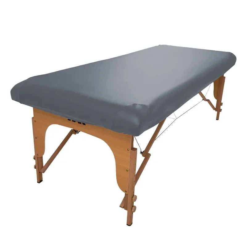 Waterproof Massage Bed Cover Soft Pu Leather Fitted Replacement Sheet Easy Clean Protector for Spa Tables