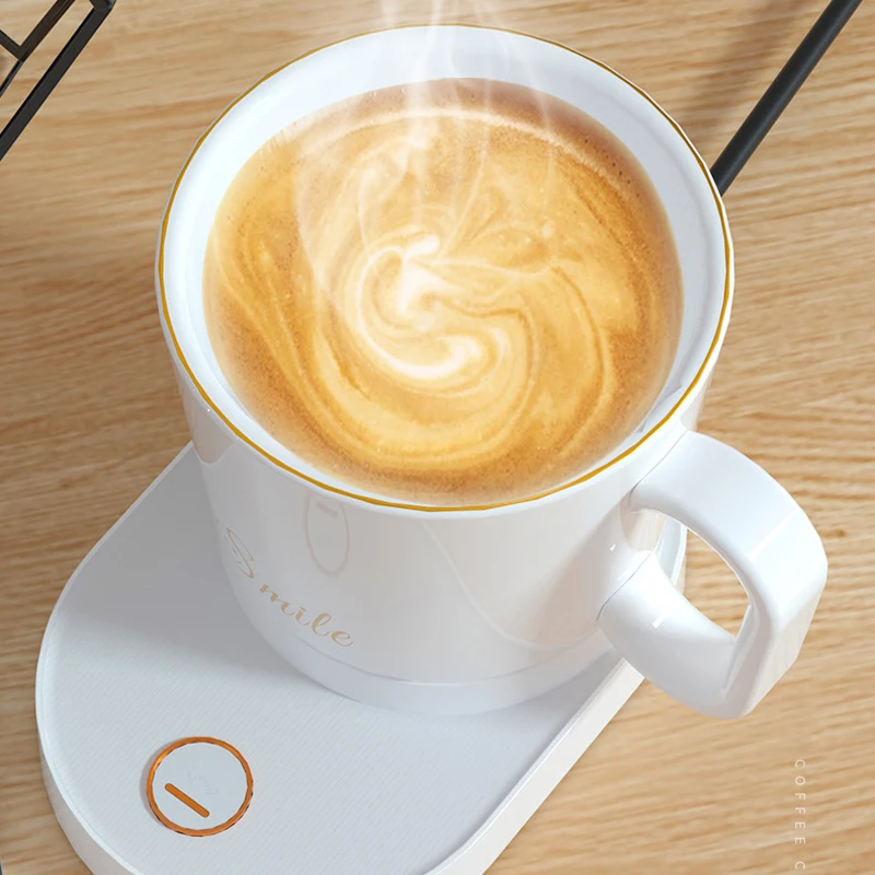 

Electric Cup Heater Heating Constant Temperature Cup Pad Insulation 55°C Stirring Cup Mug Warmer Heating Cup Pad Easy to Clean