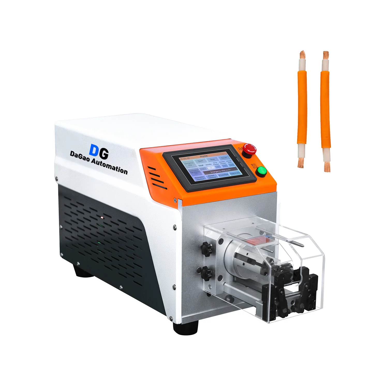 DG-6010 Full Automatic Electric Wire Stripper Cutter Various Cable Cutting Stripping Machine