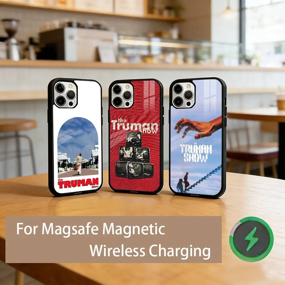 

The T-Truman Show Movie Phone Case For iPhone17,16,15,14,13,12,11 Plus,Pro Magnetic with Magsafe Wireless Charging