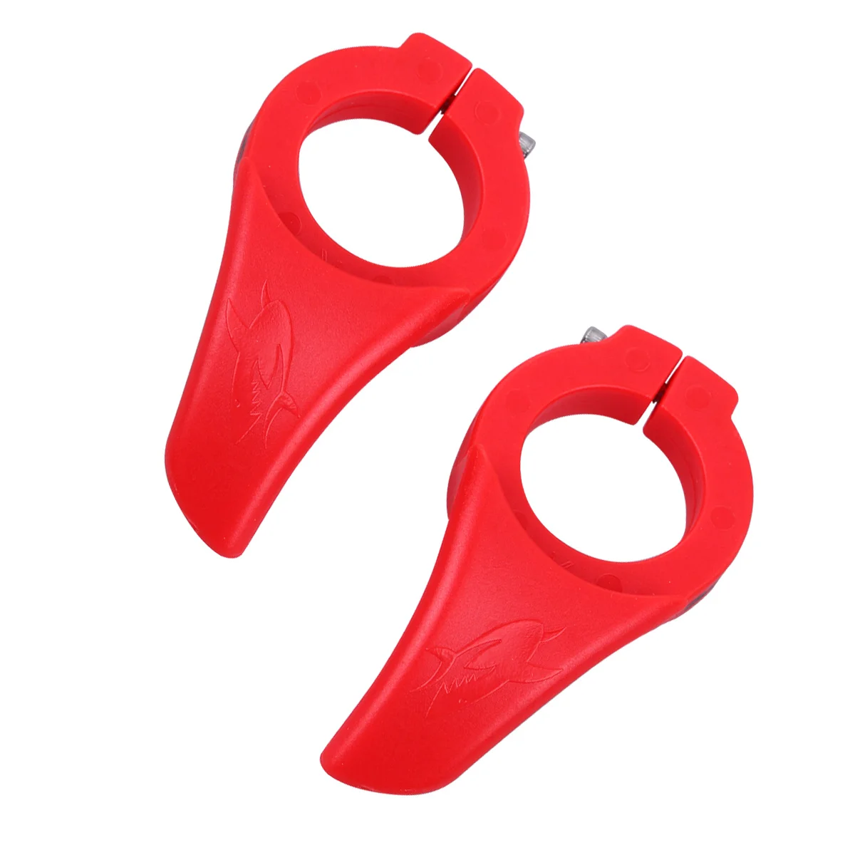 

1Pair Horn Bike Handlebar Red Ergonomic Rest Handlebar for Mountain Road Bike Reduces Wrist Fatigue Scratch Resistant Firm