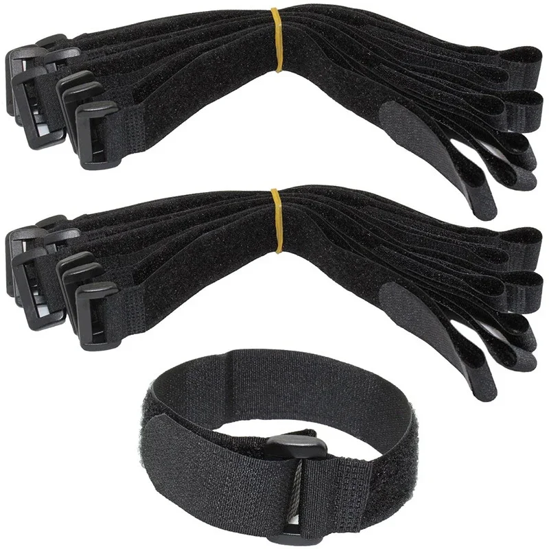 Multi-purpose bicycle wheel fixation straps, anti-slip adjustment straps, facilitating riding, a total of 10 pieces.