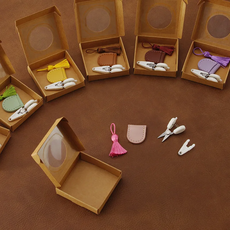 1 conjunto mini tesoura de alta precisão fio crochê gancho aço inoxidável costura ferramenta bordado para amantes do crochê acessórios costura