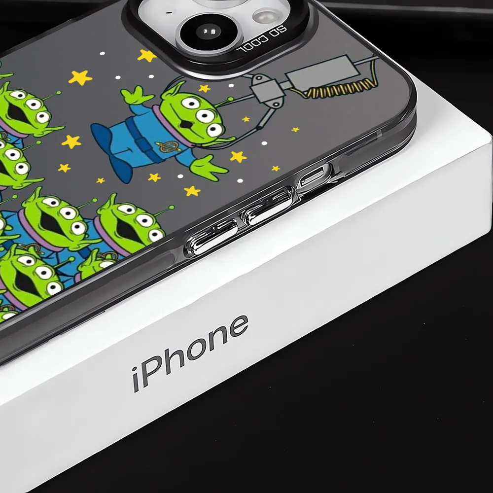 Disneys Toys Storys Aliens Telefoonhoesje Voor Apple Iphone 15 Pro Max 14 Pro 13 12 11 Pro Max 14 Plus Schokbestendige Mobiele Hoes