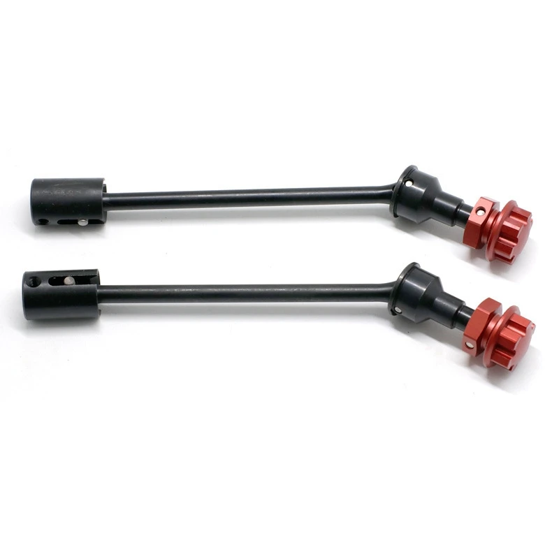 4 PCS Steel Extended Driveshaft CVD With Splined Wheel Hex For 1/10 Traxxas MAXX RC Car Parts