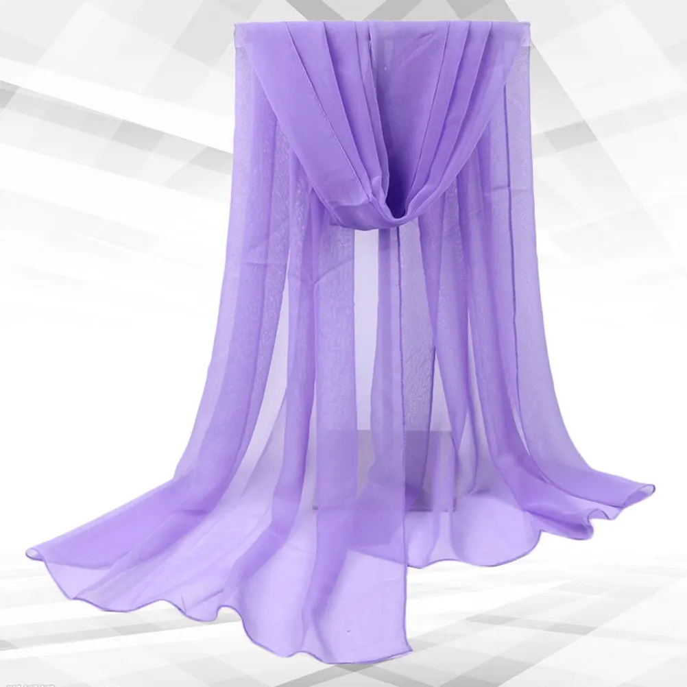 

Sunscreen Scarf Ladies Gauze for Women Shawl Wraps Capes Women's Scarves Dress Scarfs
