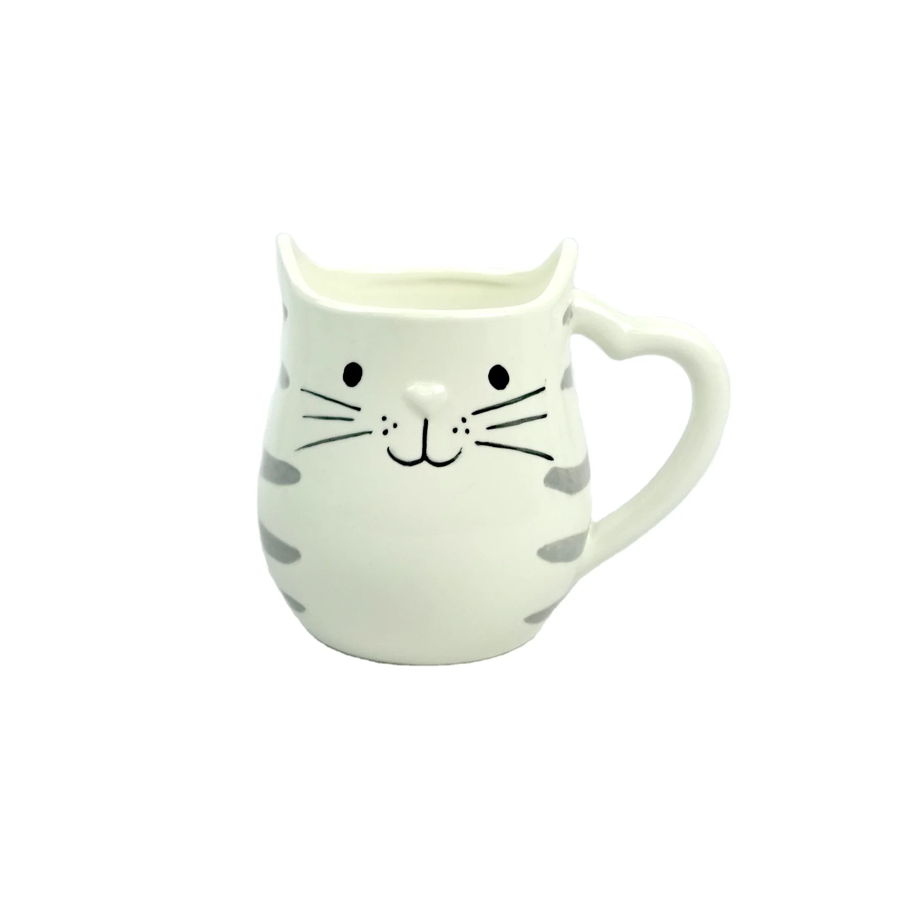 Ceramic Creative Coffee Mug Cute Animal 3D Cat Cartoon Breakfast Milk Drinking Mug