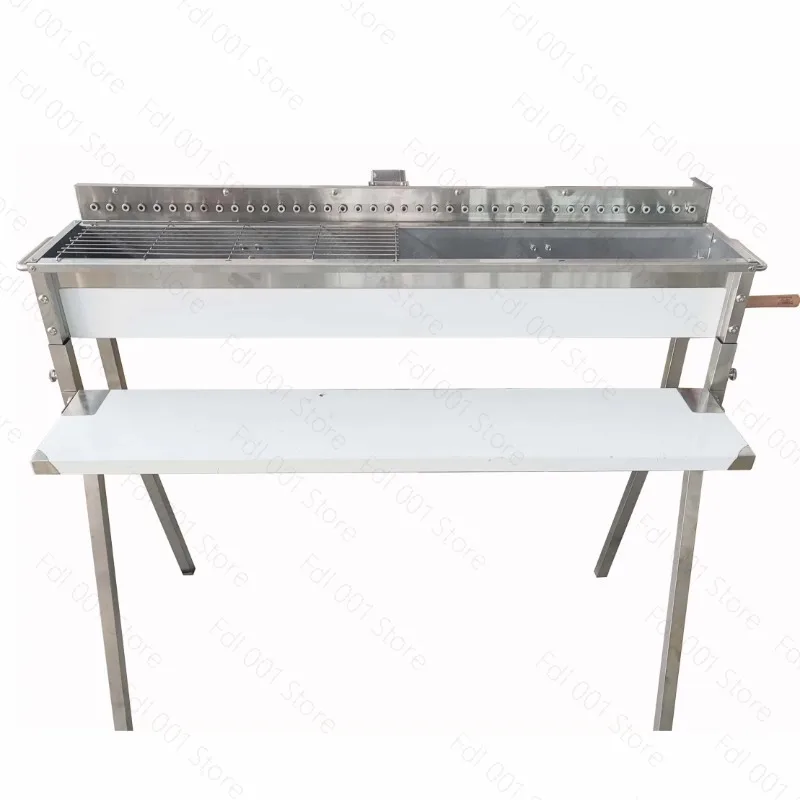 Outdoor Churrasqueira Rotativa Grill Automatic Flip Barbecue Machine Camping Rotating BBQ Grill Viande Electrique