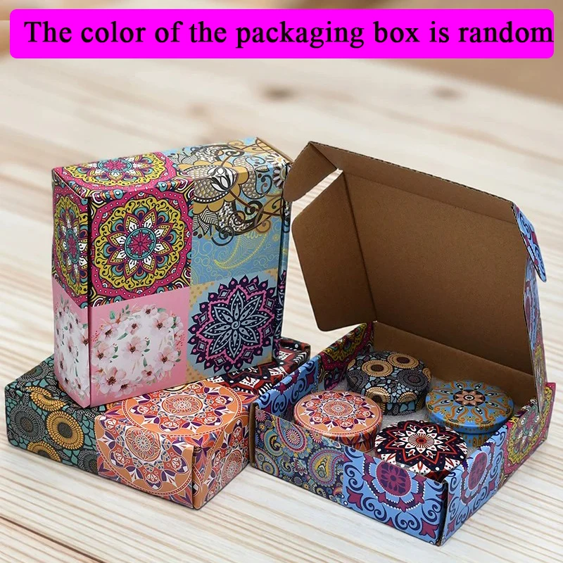 4Pcs/Box Scented Candle Set Gift Islamic Arabian Patterns Fragrance Candle Jar DIY Smokeless Couples Romantic Incense Candles