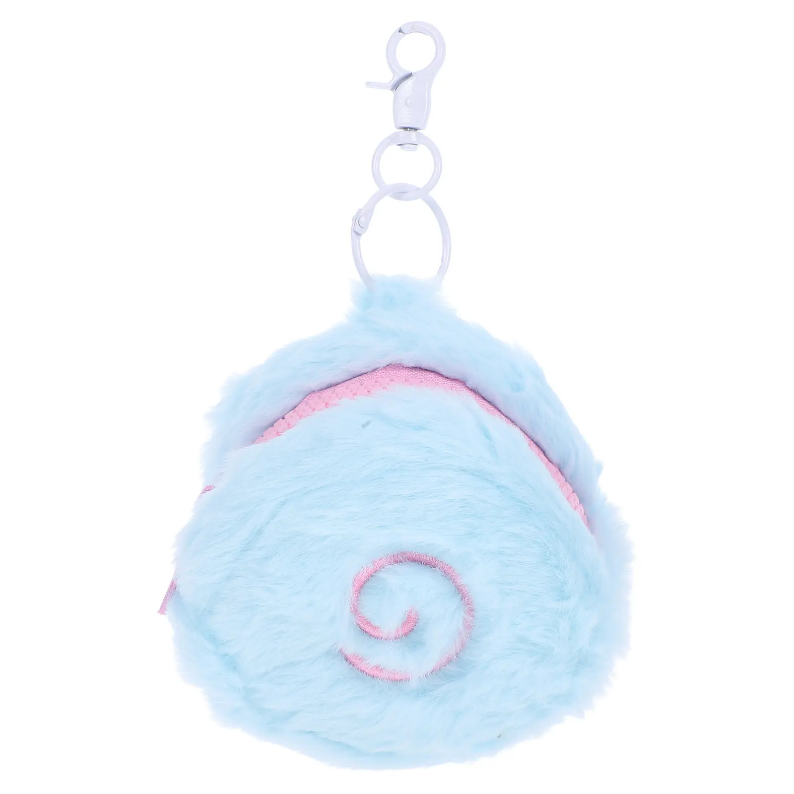 Mini Cartoon Coin Purse Soft Touch Round Zipper Pouch Multipurpose for Earphones Cables Loose Change Kawaii Keychain Bag Girls