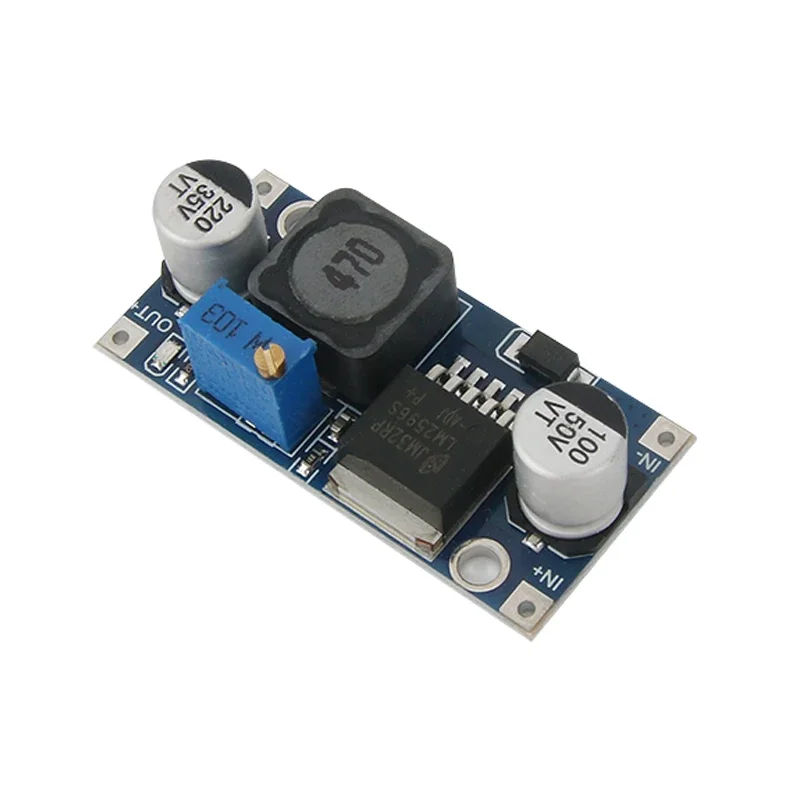 LM2596S DC-DC Buck Converter Vehicle Stabilizers Step-Down Power Supply Module LM2596 Adjustable DC1.25V-35V Voltage Regulators