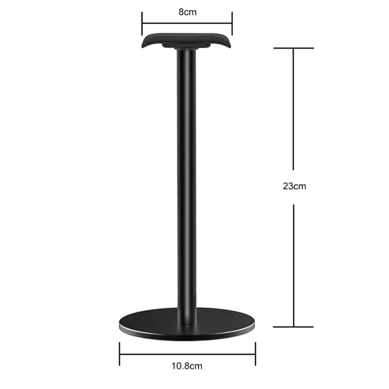 Полностью алюминиевая подставка для гарнитуры, настольная подставка для гарнитуры, подставка для игровой гарнитуры, подходит для всех гарнитур