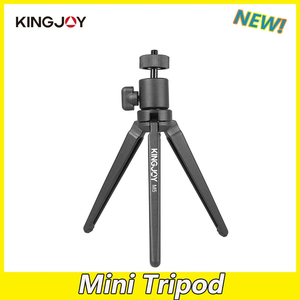 KINGJOY KT-30/M5 Aluminum Mini Tripod For Phone Camera Stand With Ball Head Mobile Smartphone Holder Tripod Flexible for Travel