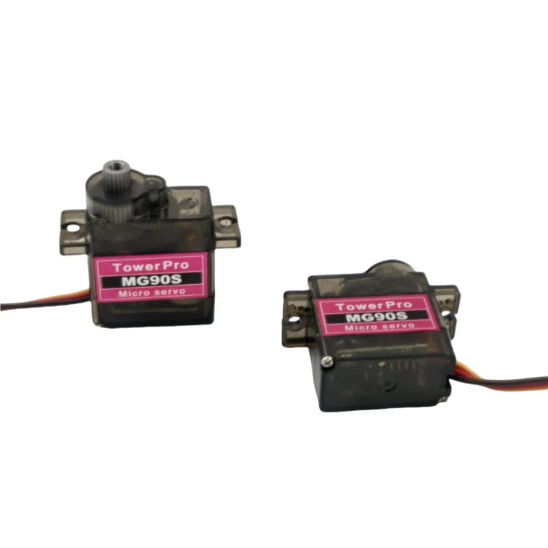 MG90S 9g 90 °   180 °   Micro Servo Metal Gear 4,8 V-6,0 V für RC Hubschrauber Flugzeug Boot Auto Trex 450 RC Roboterarm Verbesserte Teile