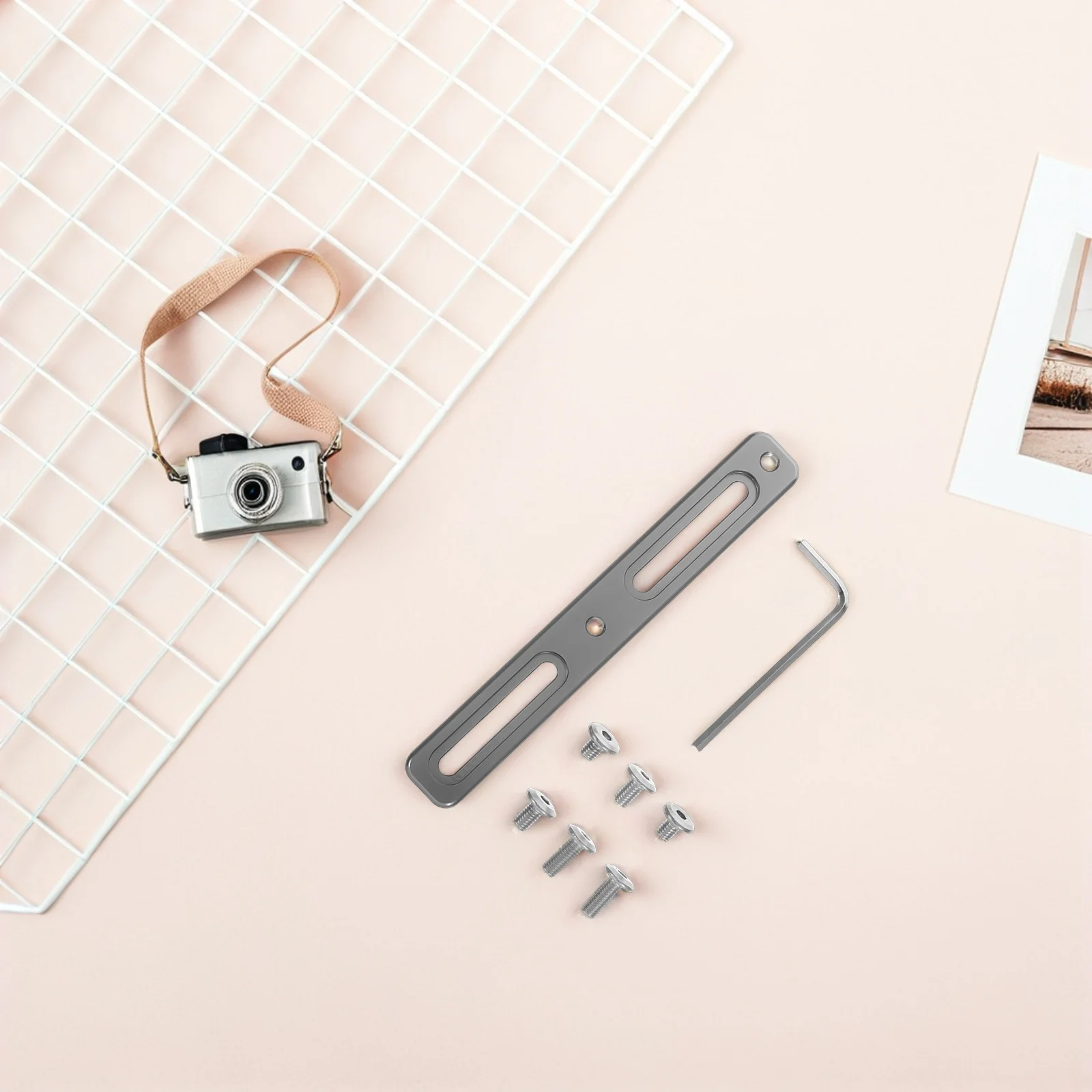 

Bike Bottle Cage Mounting Base Water Holder Bicycle Accessories Bracket Adapter Silver Accessory