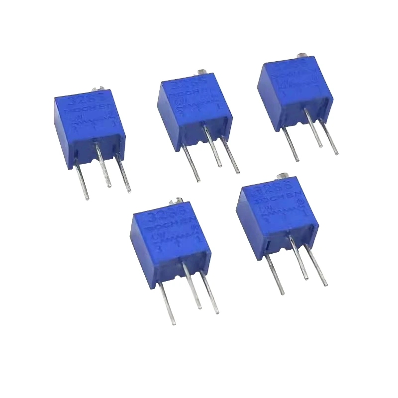 

10pcs 3266W adjustable precision multi turn micro adjustment potentiometer 1K 2K5K 10K 20K 100K 200K 500K 100R 200R 500R