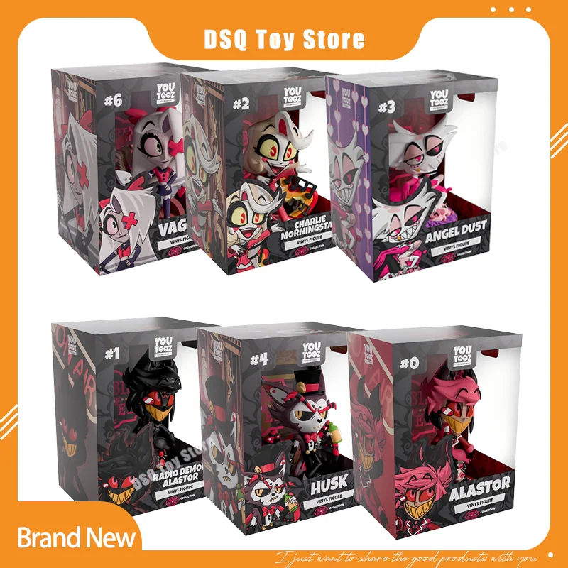 13,4 см ПВХ Youtooz Hazbin Hotel Alastor Game Фигурка Коллекционная модель Украшения Гаражный комплект Кукла Игрушки Подарок