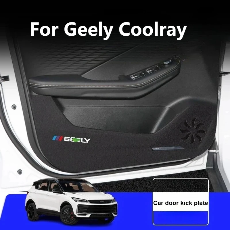 

For Geely Coolray 2025 Car Door Anti-dirty Anti Kick Mat Waterproof Sticker Garnish