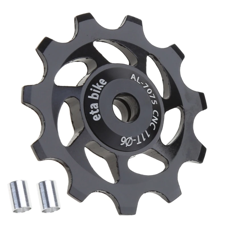 Ceramic Road Bike Rear Pulley Derailleur Guide MTB Ceramic Bearing for Jockey Wheel for Shimano Sram, Support 7/8/9/10 S