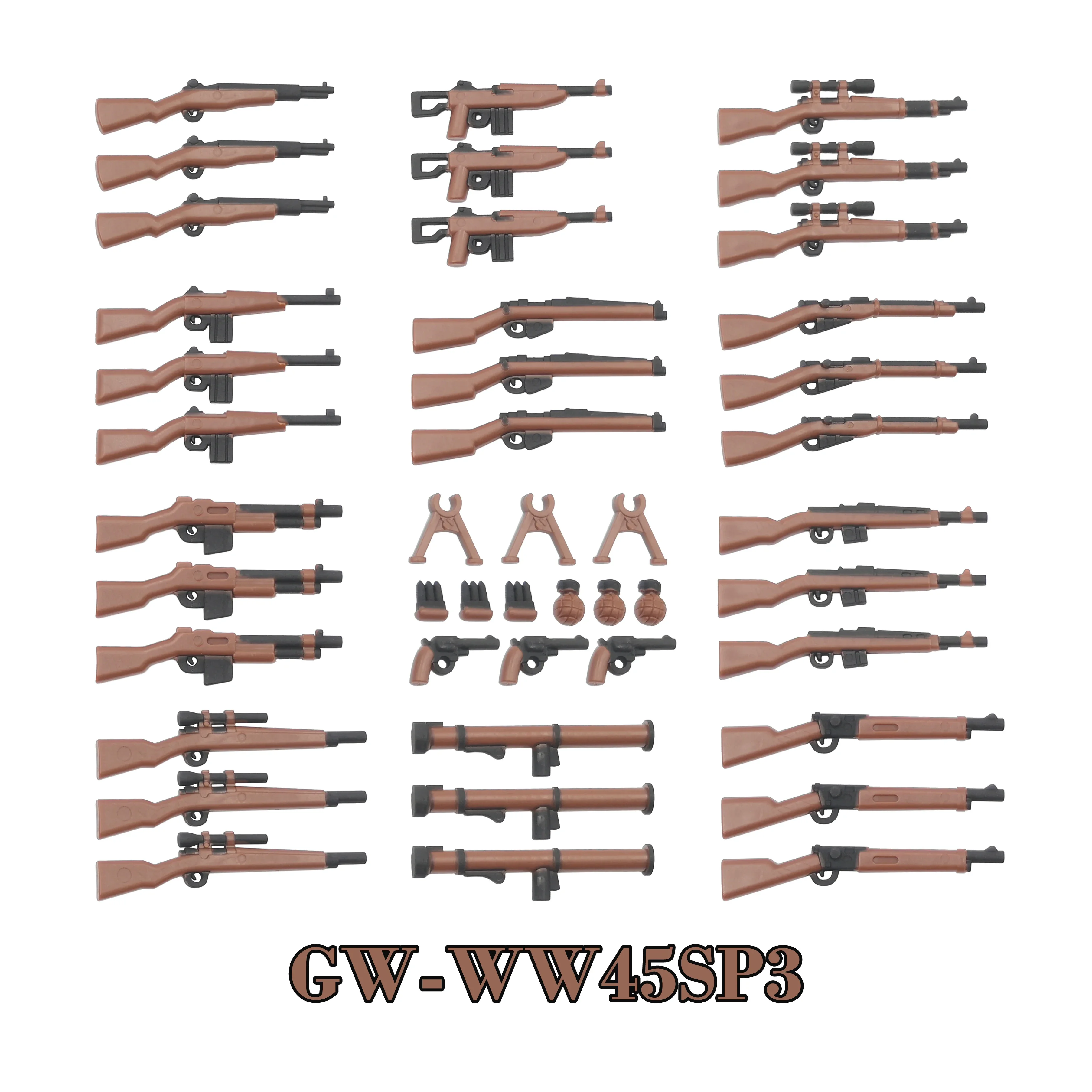 DIY WOII Infanterie Medisch Korps Soldaat Motorfiets Sovjet Amerikaanse Leger Militaire Wapens Bouwsteen Steentjes Kinderen Kids Cadeau Speelgoed - afbeelding 1
