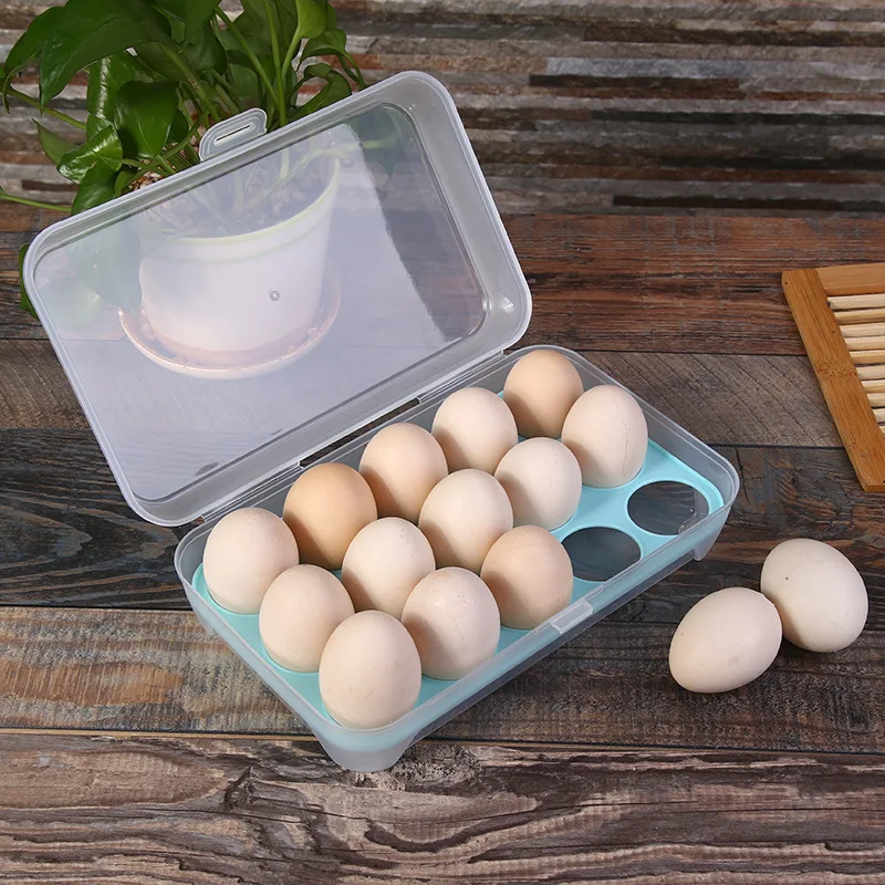 1/2PCS Refrigerator Egg Preservation Box Portable Egg Box Bracket Out Picnic Egg Protection Box Storage Box Kitchen Supplies