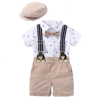 Baby Boy Formal Romper Set 1