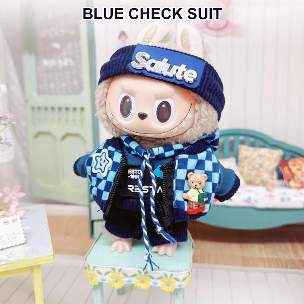 

Cute The Monsters Box Toy Sweetheart Vinyl Doll Kawaii Backpack Pendant Decoration Plush Doll Clothes Keychain Gifts