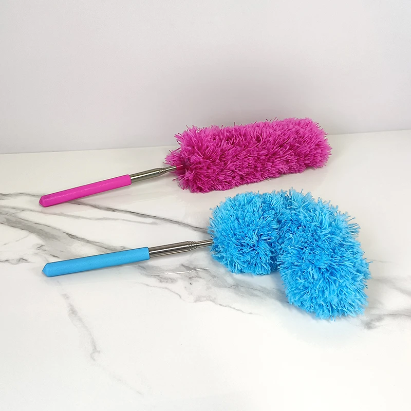 Retractable Dust Duster for Kitchen Office Roof Cleaning Dust Duster with Soft Bristles That Will Not Damage Items