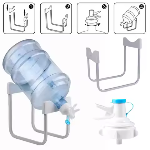 Drinking Water Dismantling Bracket Bottled Water Manual Bucket Rack Dispenser Water Press And Water Type Mineral Pure Foldi T6Y9
