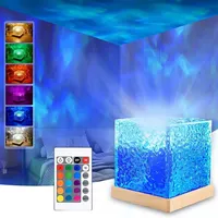 Ocean Wave Projector Light 16 Colors Midnight Aura Aurora Glow Lamp Home Office Bar Restaurant Underwater Projector Night Light