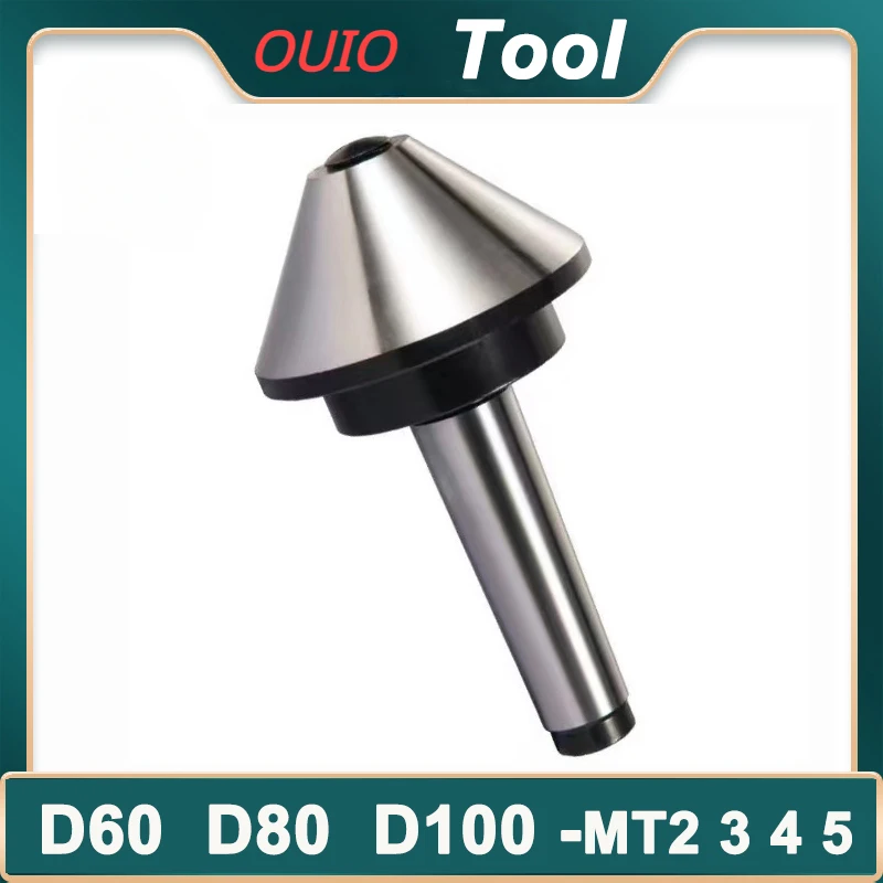 

OUIO MT2 MT3 MT4 MT5 Morse Tapper Cone Mushroom Head Center Umbrella-type Rotating Center CNC Lathe Live Thimble Umbrella slivel