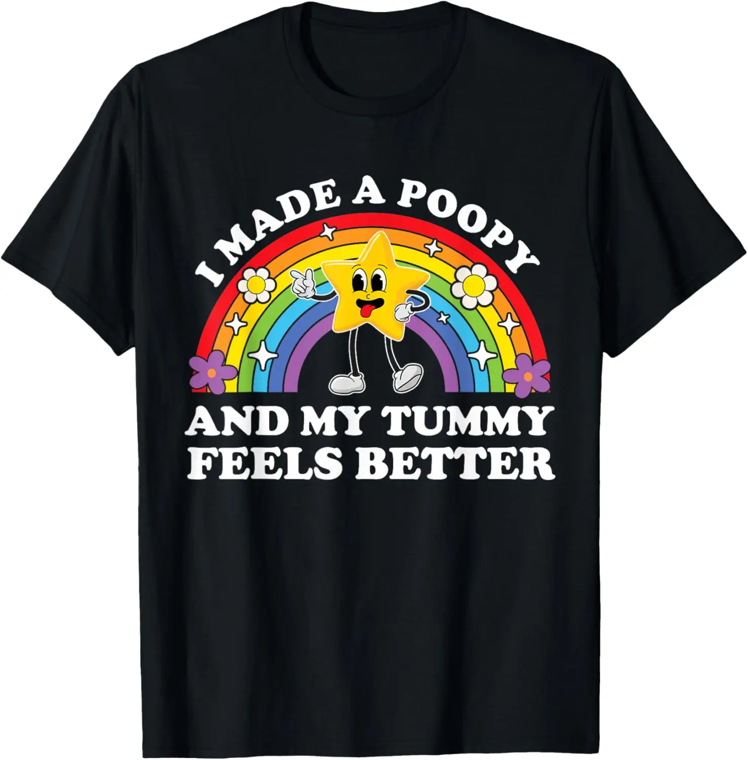 I Made A Poopy Funny Inappropriate Vacation Swap Adult T-Shirt 100% Cotton Trendy Y2K Short-Sleeve Tee-Soft, Quick-Drying,
