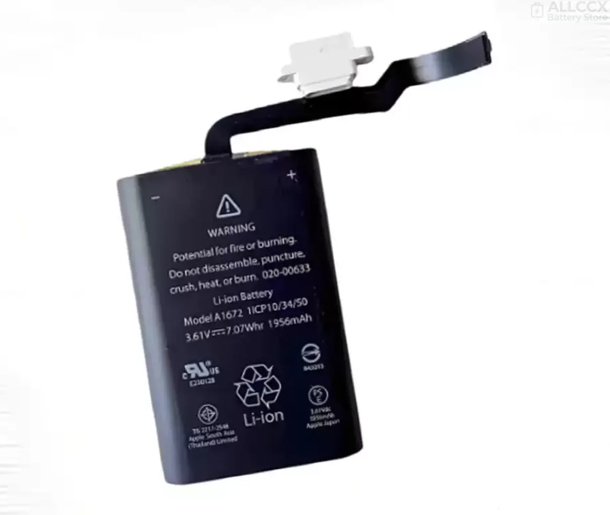 ALLCCX 3.61V 1956mAh Replacement Battery for Apple magic mouse 2 A1657 A1672 020-00633 Mouse