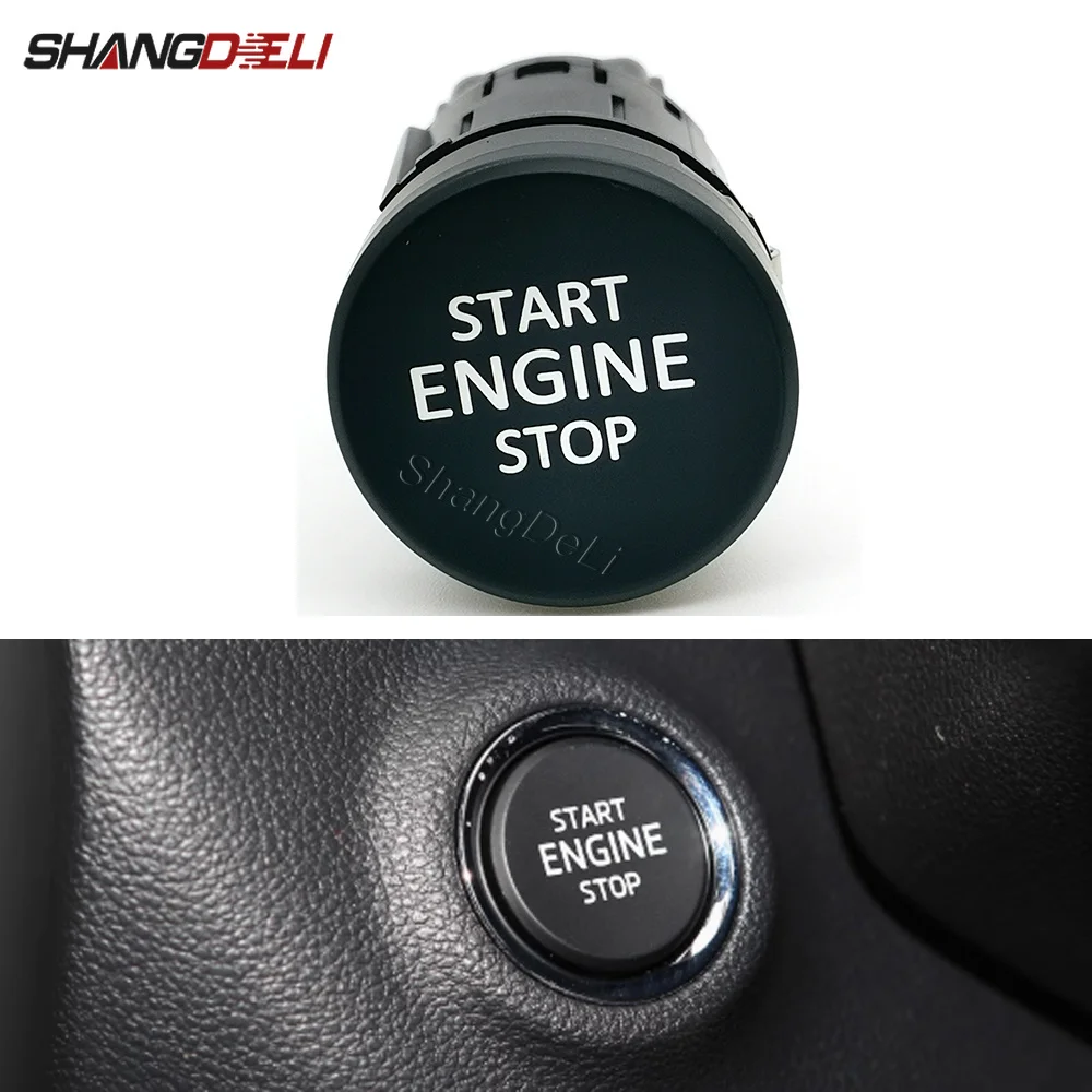 Car Interior Ignition Start Control Switch 3VD905217 One Touch Start Button Replacement Fit For Skoda/Octavia/Superb Auto Parts