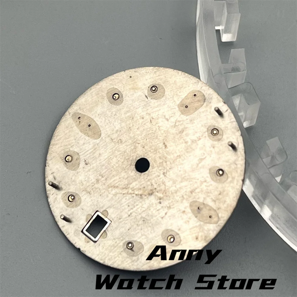 Watch Dial Hand Set 29mm Gradient Black Gray Green Red White Dial With C3 Green Luminous Fit NH35 Movements