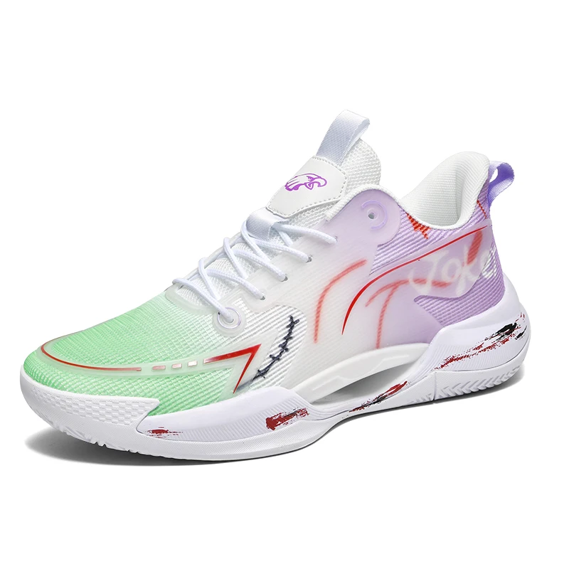 Professional Men's Basketball Shoes Comfortable and Versatile Unisex Outdoor Basketball Shoes Walking and Casual Footwear