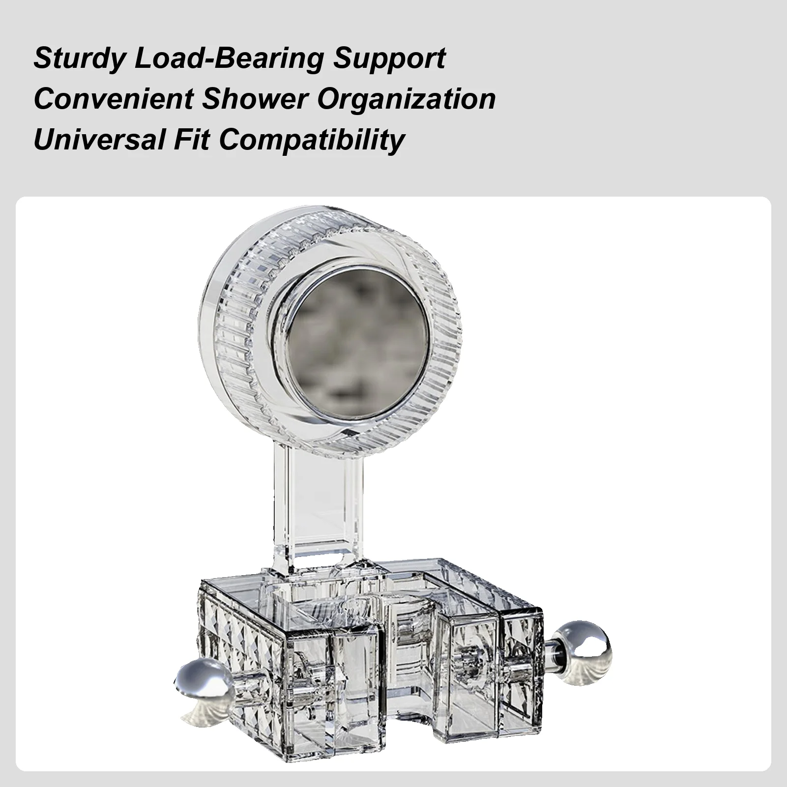 

Suction Cup Shower Head Holder Sturdy Support Bracket Accessories Wall Mount Shower Head Holder For Home Bathroom Kitchen Wall