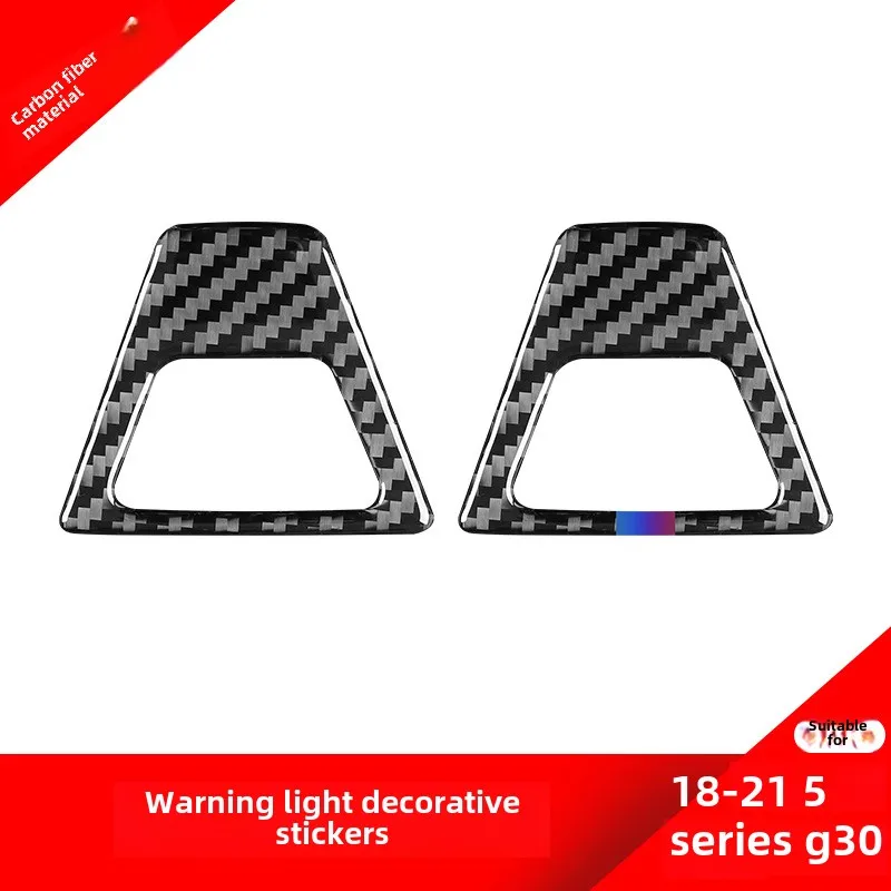 

Suitable for Bmw18Style5SeriesG38 G30Carbon Fiber Warning Light Button Sticker Car Interior restoration Accessories