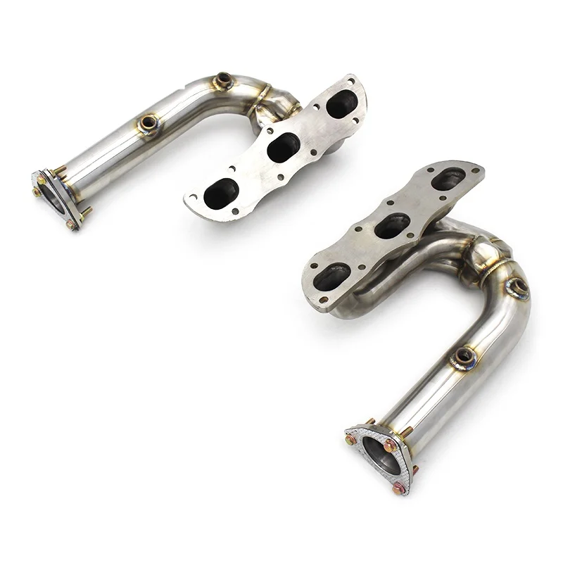 The first section of plantain Exhaust manifold For Porsche 911 991/991.2 2011-2019 High Performance Stainless Steel Exhaust Pipe