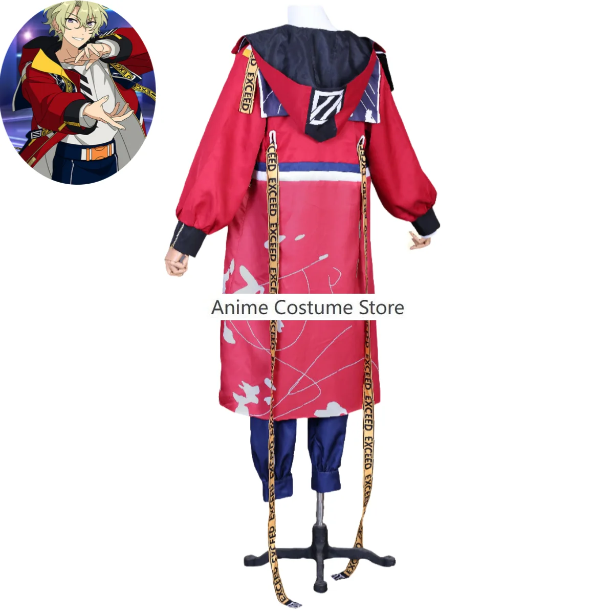 Costume de Cosplay Es2 Stars Tomoe Hiyori pour Homme et Femme, Ensemble de Jeu d'Anime, Perruque d'Uniforme d'Équipe Exceed de 6 Travailleurs, pour ix