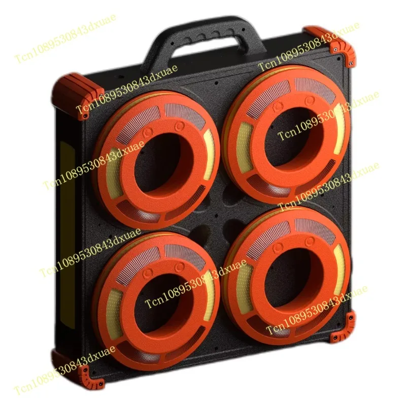 8 Pack Sequential Portable Road Cones Commander Light for Traffic Emergency Flashing Barricade Flare Beacon Light for Cone