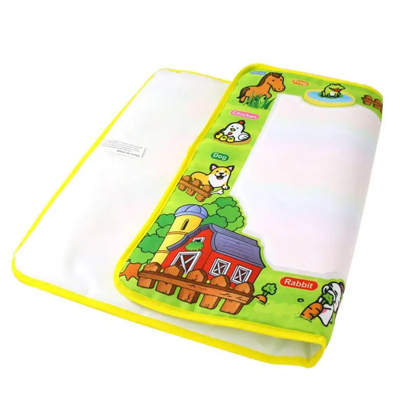 DIY Happy Farm Magic Water Painting Drawing Mats Cloth Book Doodle Board Coloring Books Learning & Education Classic Toys