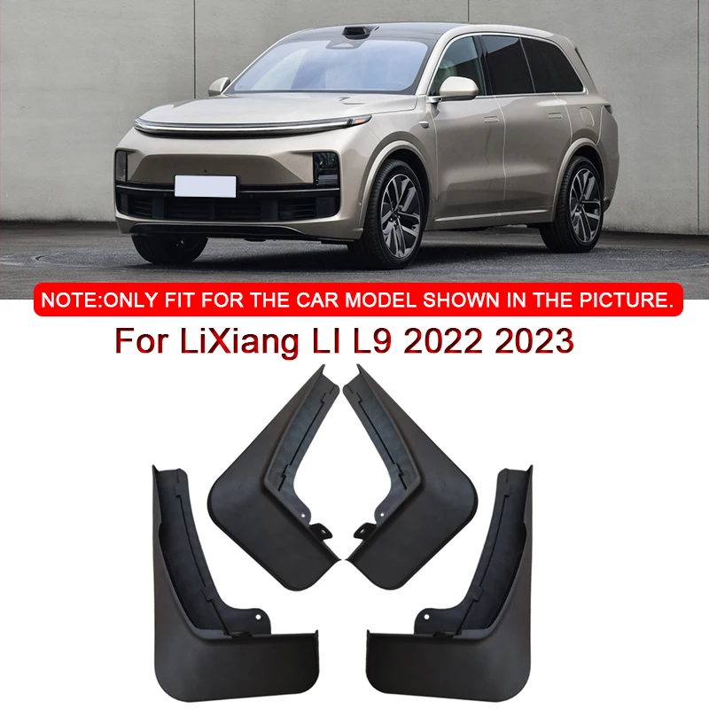 

Подходит для LiXiang LI L9 2022 2023, Стайлинг автомобиля, ABS, автомобильные брызговики, брызговики, переднее и заднее крыло, автоаксессуары